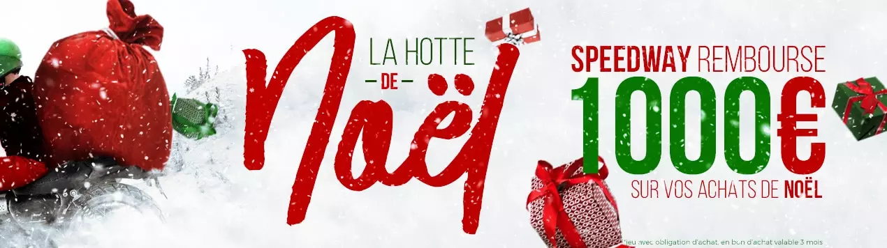 Grand Jeu de Noël Speedway : jusqu'à 1000€ remboursés