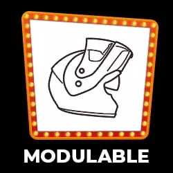 Promo casque moto modulable