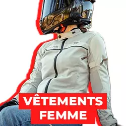 SOLDES et BONS PLANS sur les vêtements moto femme
