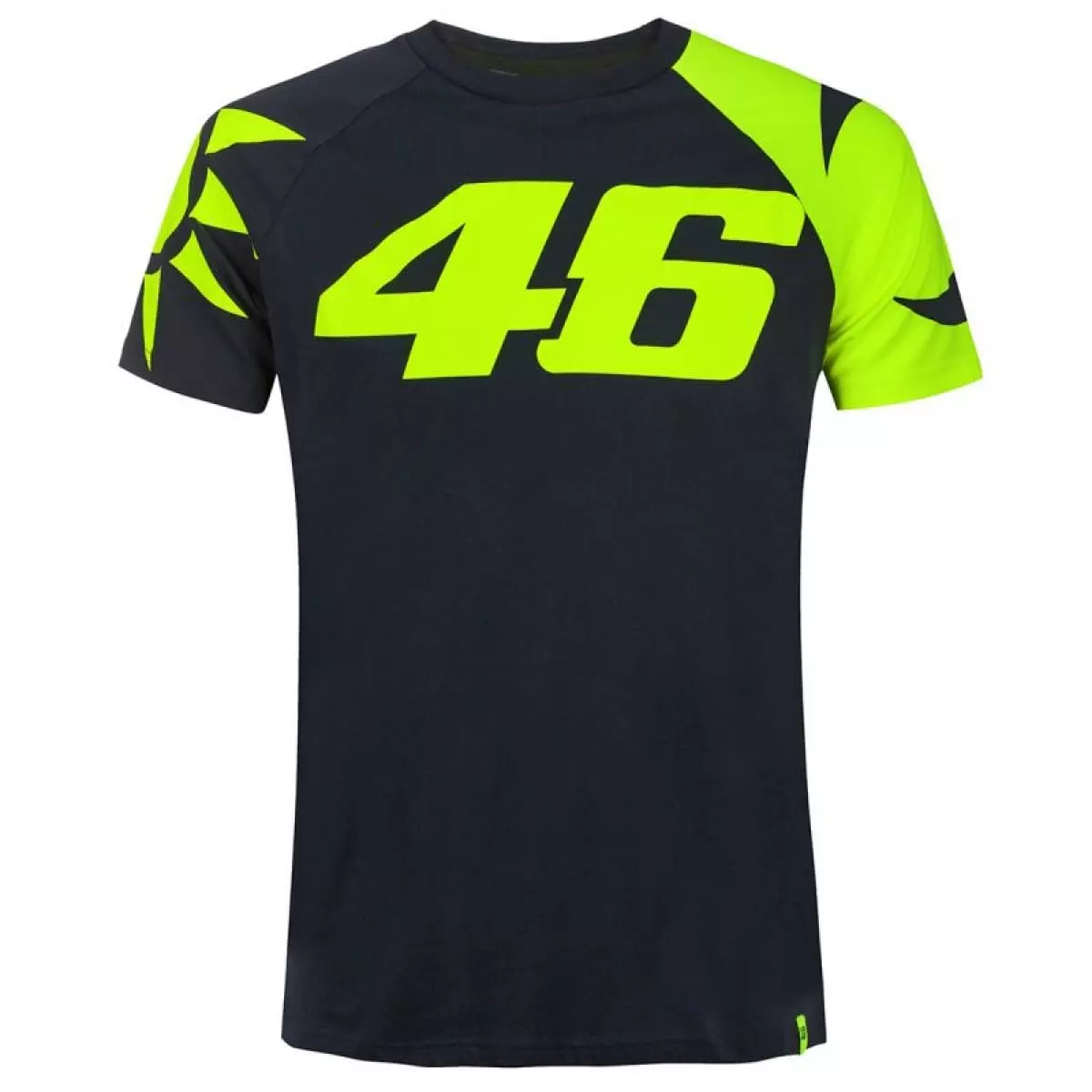 Tee-Shirt VR46 Soleluna Noir Jaune Jaune/Jaune fluo/Noir ...