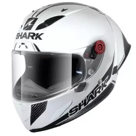 Casque Shark Race Pro GP 30ème Anniversaire WDK Blanc Noir Carbone