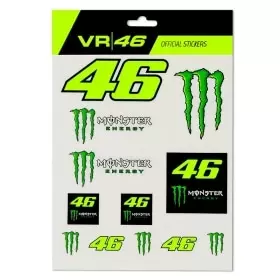 Planche Stickers VR46 2020 Monster