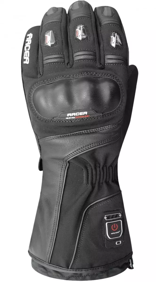 Protection des mains contre le froid -gants chauffants,poignées chauffantes ou manchons chauffants Gants-chauffants-racer-heat-2-noir