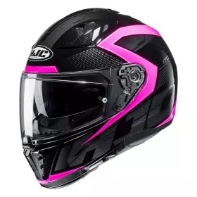 casque moto femme rose