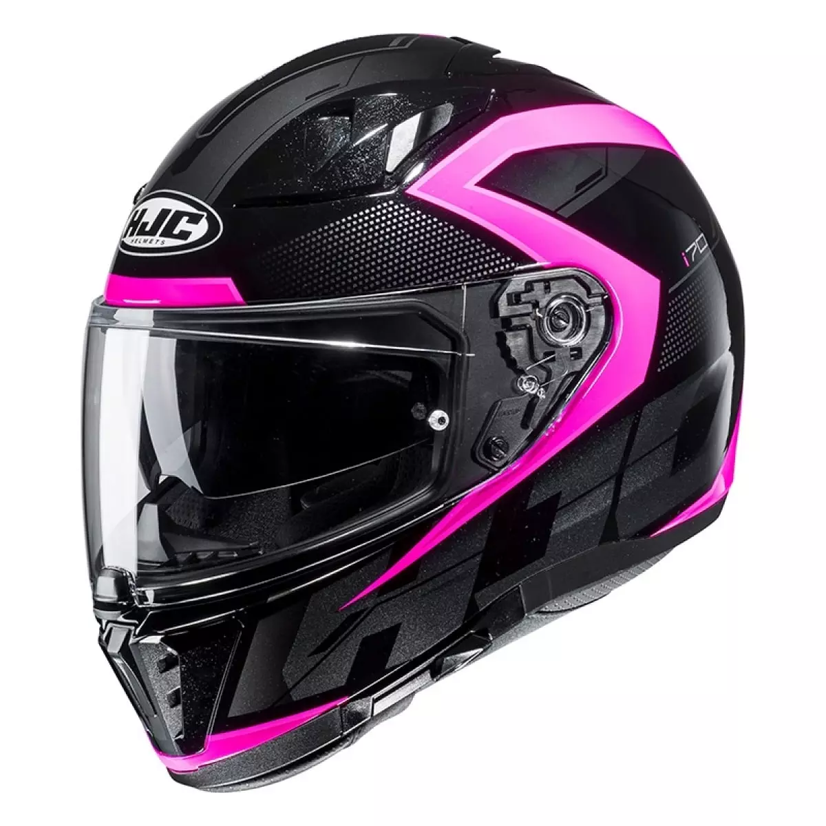 Casque rose et noir Clearance