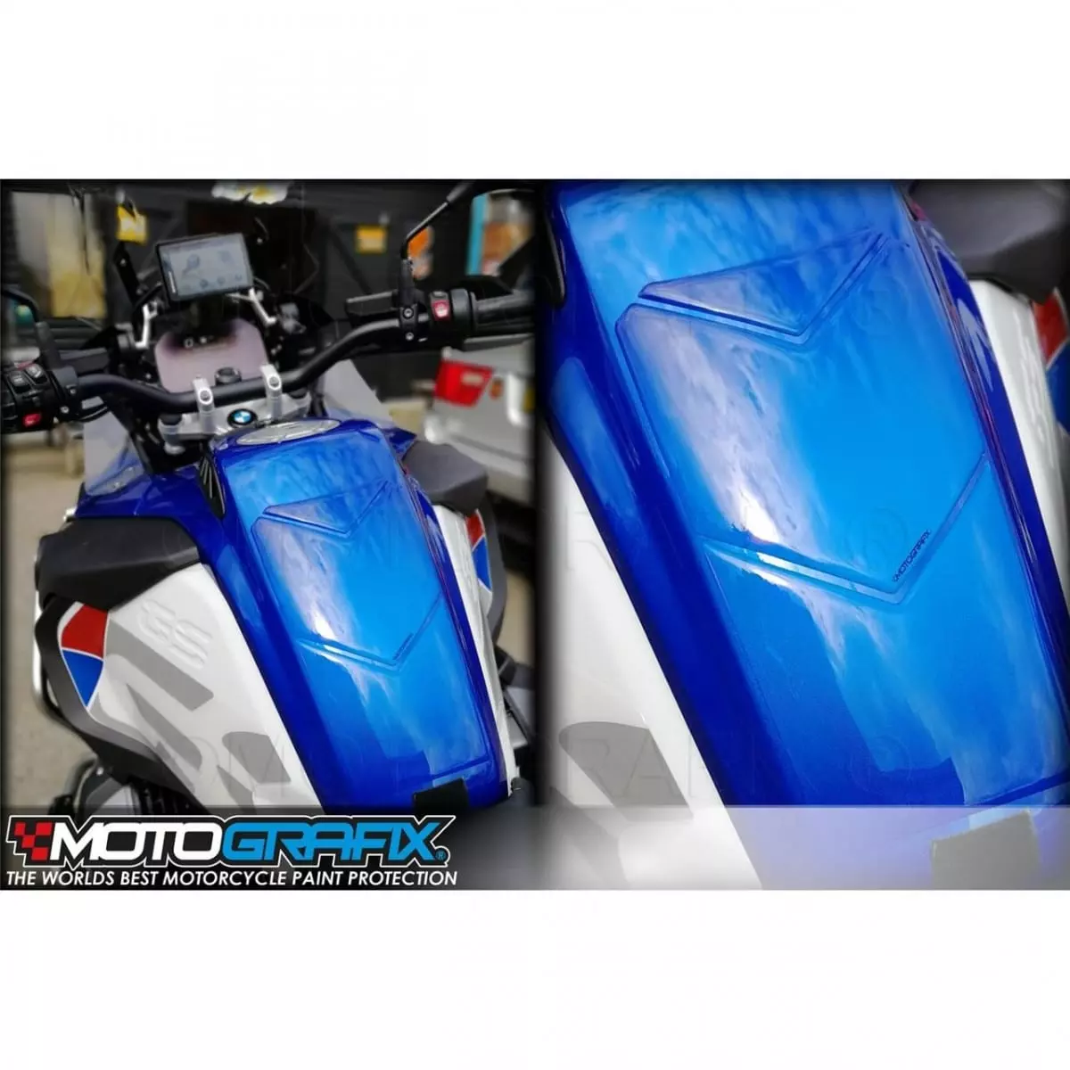 Protection De Réservoir Motografix Bleu Pour BMW R1250GS Adventure