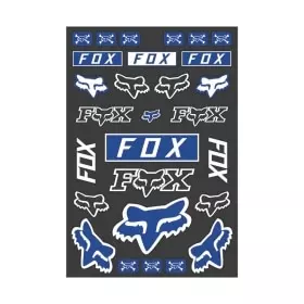 Planche Stickers Fox Legacy Track Bleu