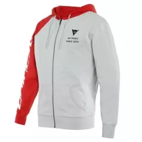 Sweat Dainese Paddock Gris Rouge