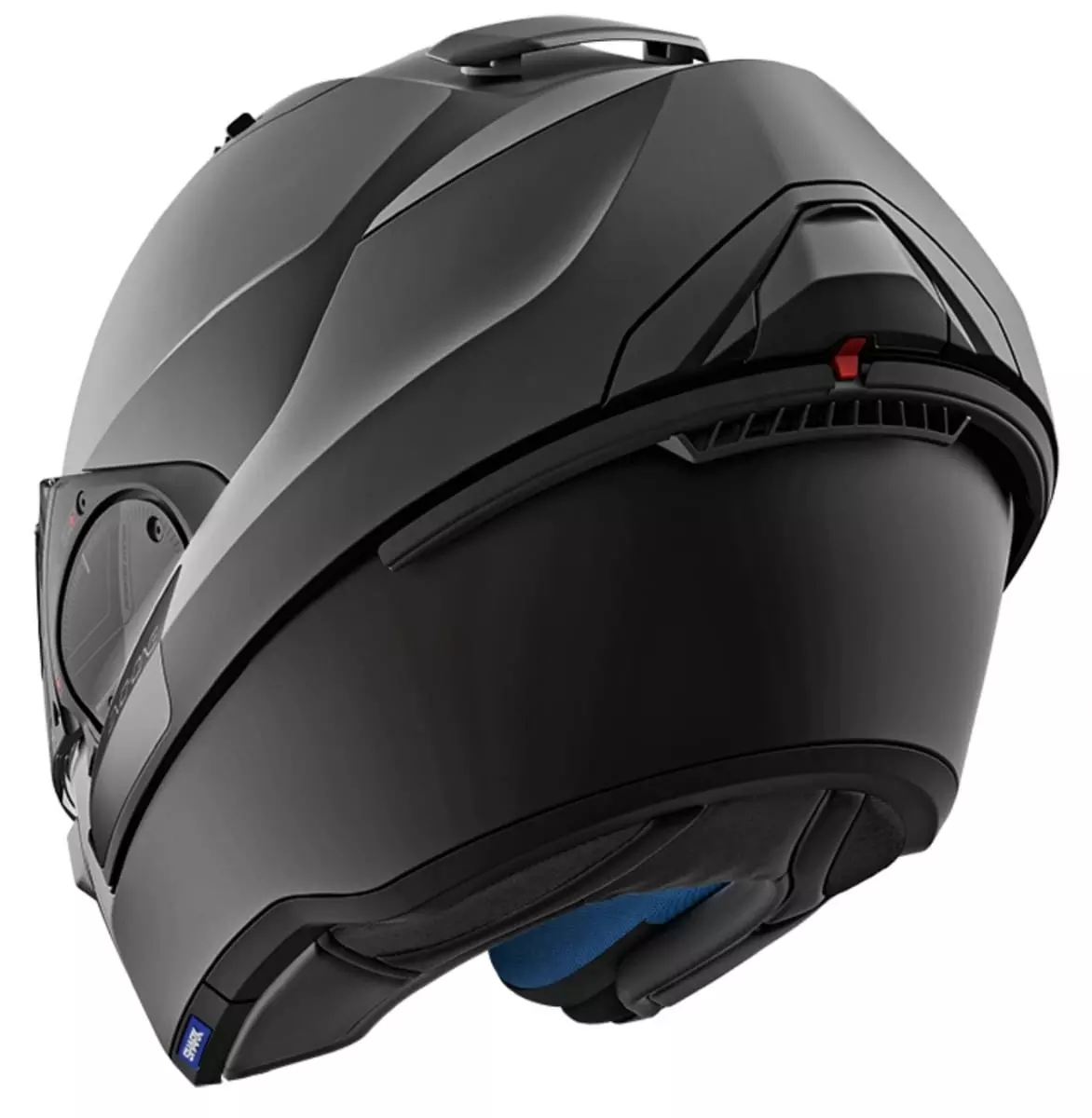 Casque Moto Modulable SHARK OXO - Noir Mat - Écran Anti-buée - Homologué ECE 22.06 - Compatible SENA