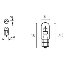 Ampoule Bihr V Parts T5 12V-1,2W