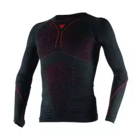 Tee-Shirt Dainese D-Core Thermo Tee LS 606 Noir Rouge