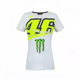 Tee-shirt Femme VR46 Lady Monster Monza Blanc