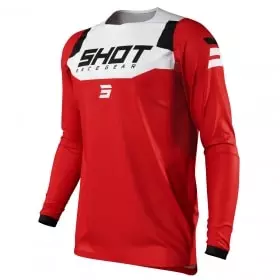 Maillot Shot Contact Chase Rouge