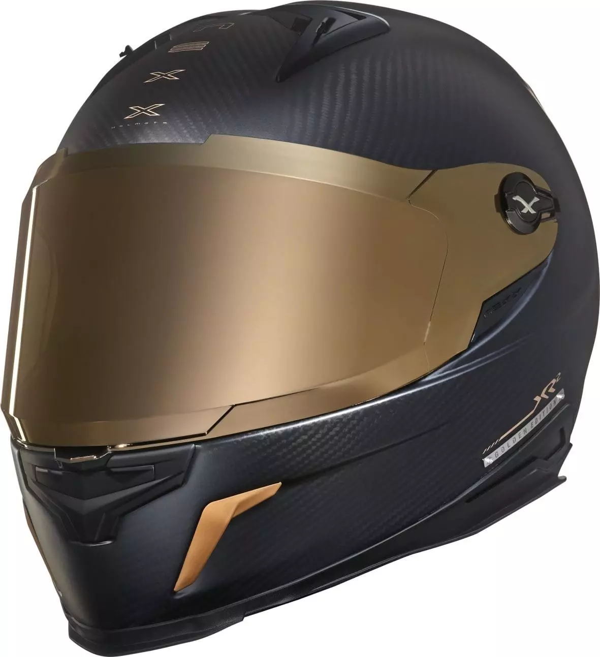 Casque Nexx X R2 Carbon Golden Edition Carbone Noir Or Casque Int gral