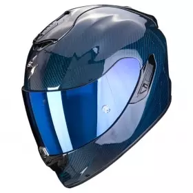 Casque Scorpion Exo-1400 Carbon Air Solid Bleu