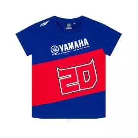 Tee-Shirt Enfant Yamaha Quartararo 20 Bleu