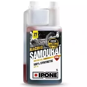 Huile 2T 100% synthétique 1L Ipone Racing Samouraï Fraise