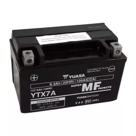 Batterie Yuasa YTX7A Activée Usine Sans Entretien
