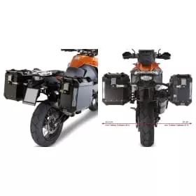 Supports Valises Latérales Givi Outback KTM 1150/1190 ADV/ R/1290 S