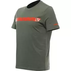 T-Shirt Dainese Stripes Vert Orange