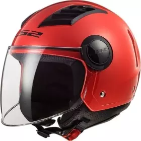 Casque LS2 OF562 Airflow Solid Rouge