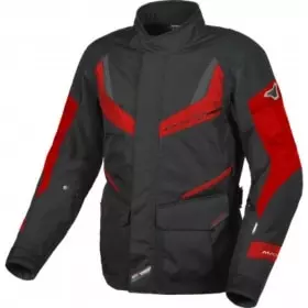 Richa airmach-Rouge Textile Moto Moto Veste d'hiver 