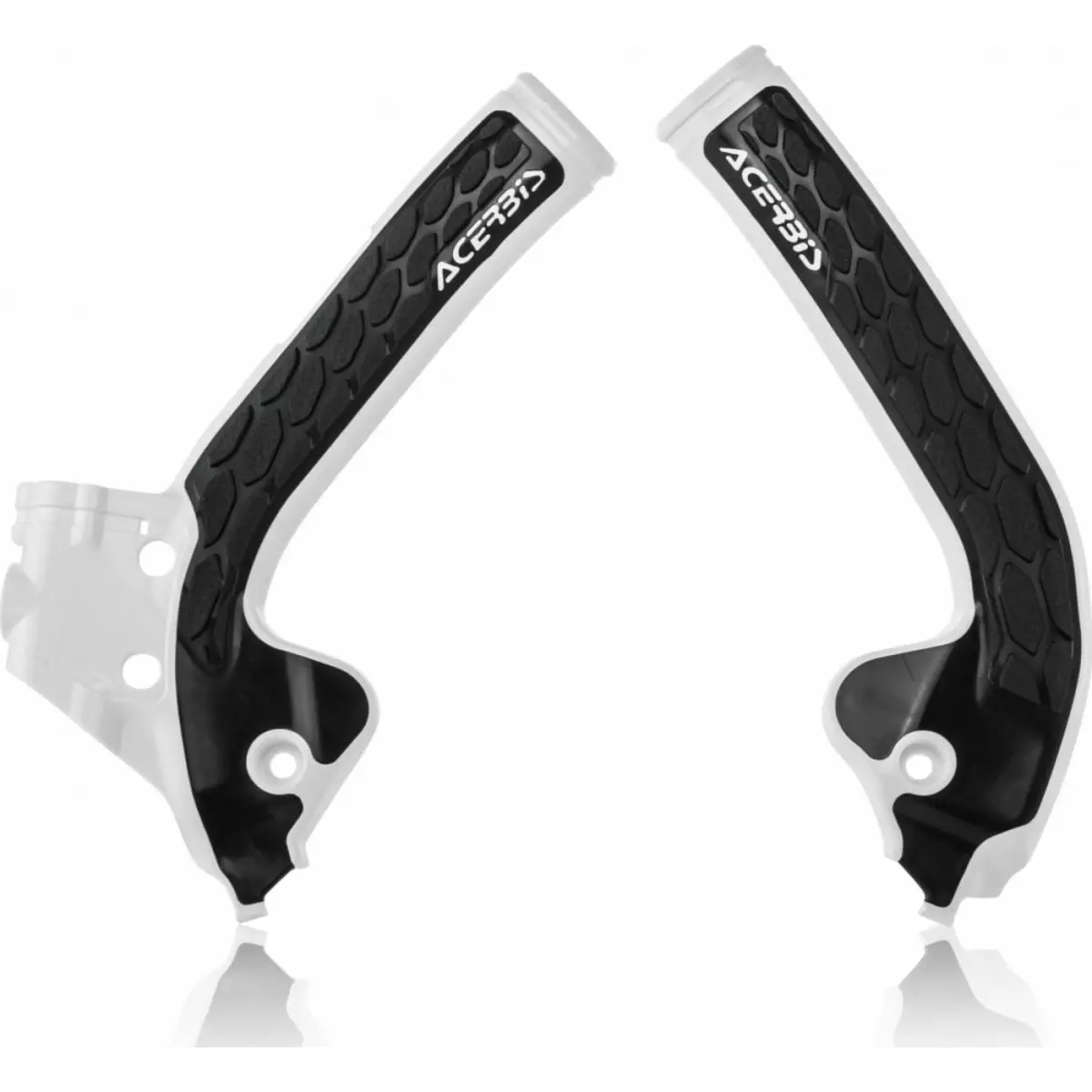 ACERBIS 2X Protections De Cadre X-Grip Blanc Pour Yamaha 450 WR F 2019