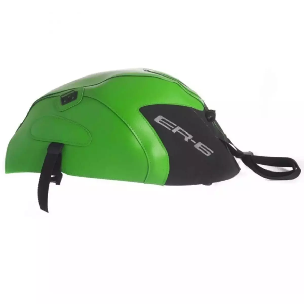 Tapis De Réservoir Bagster Kawasaki ER6 Vert Candy Noir Mat 1627K