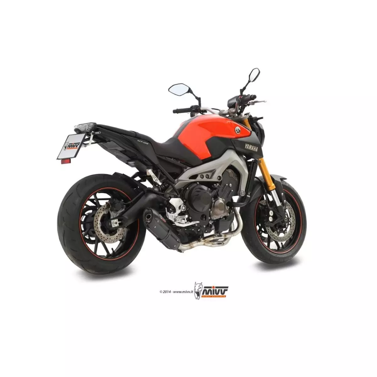 Ligne Complete Mivv Racing Noir Pour Yamaha X-Max 125 2021-2022 - Sans Catalyseur - Made In Italy
