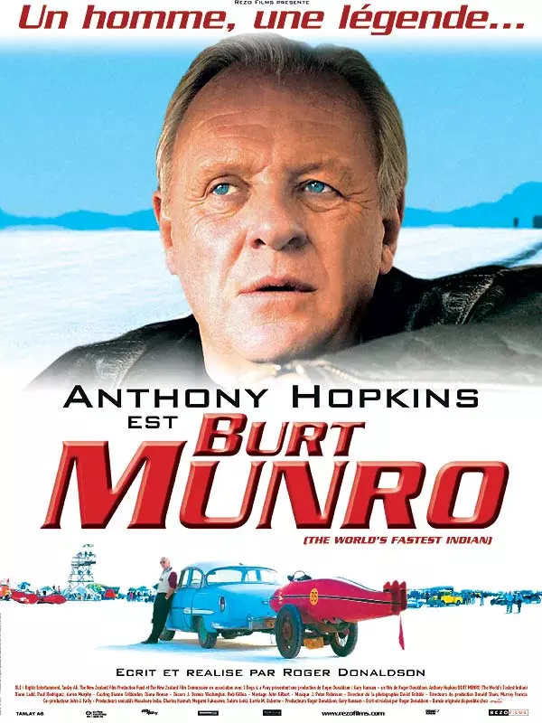 Affiche de Burt Munro avec Anthony Hopkins