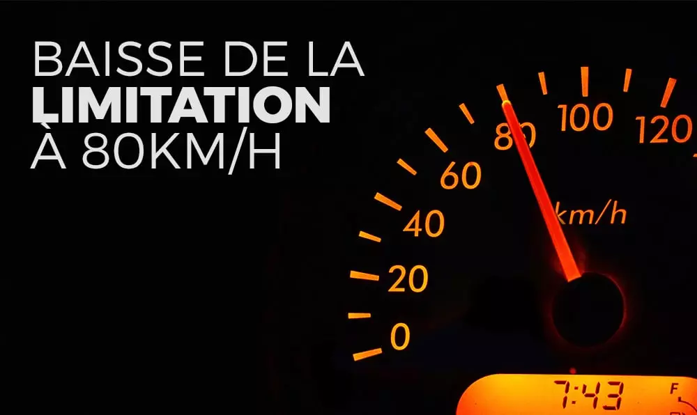 Limitation vitesse à 80 km/h