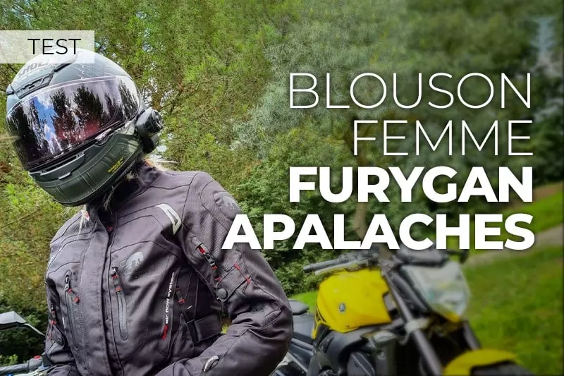 Essai de la veste moto femme Furygan Apalaches