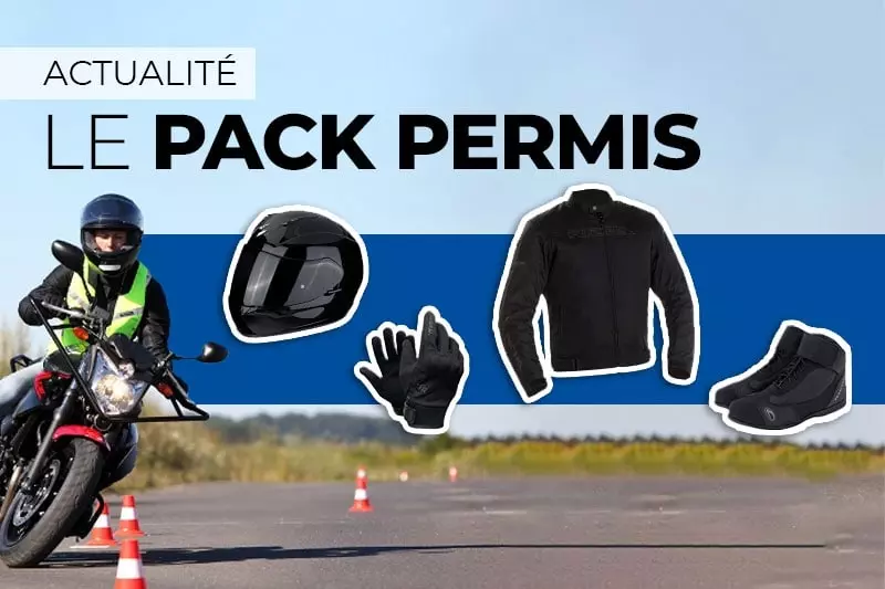 Pack permis moto : équipement pour débuter