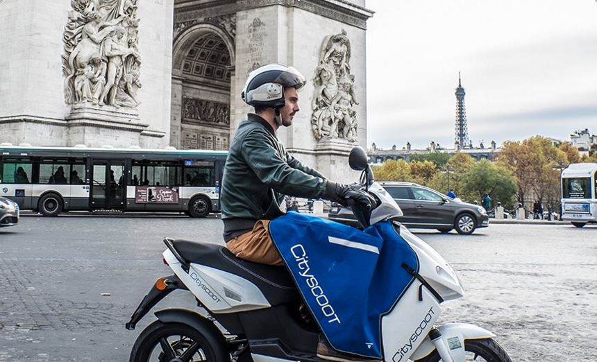 CityScoot à Paris en 2016 scooters électriques en libreservice