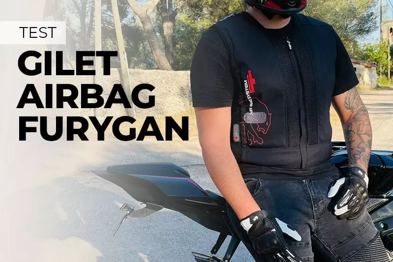 Essai du gilet airbag Furygan In&Motion