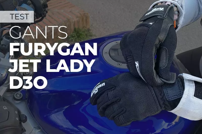 Test des gants moto femme Furygan Jet Lady D3O
